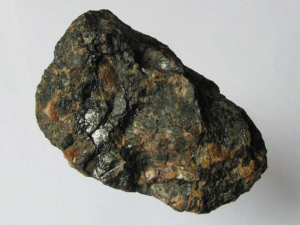 A blend of Pitchblende and Coffinite - important ores mined for uranium extraction, showcasing the diverse minerals used in the mining and processing of nuclear fuel.