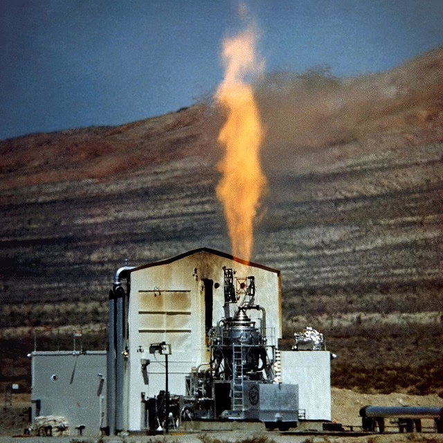 July 1960 - Successful full power run of an experimental nuclear rocket engine developed by Los Alamos Laboratory.