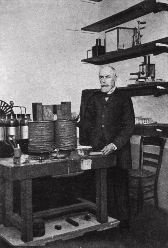 Henri Becquerel in the laboratory
