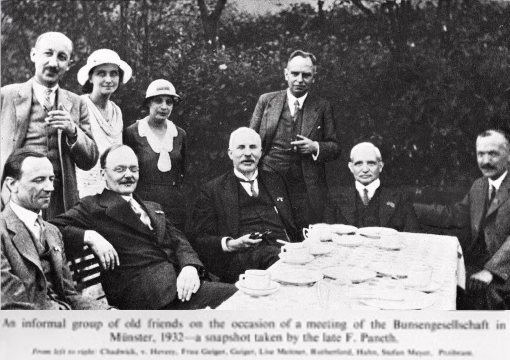 International Bunsentagung on Radioactivity in Münster, 1932