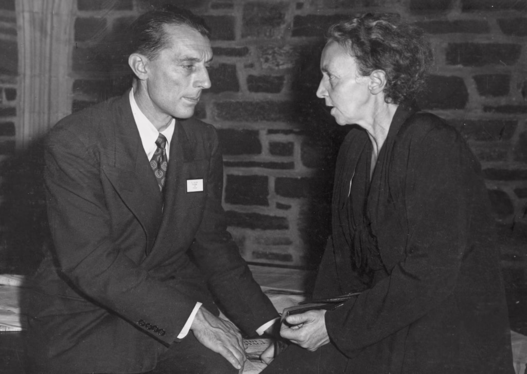 Irène Joliot-Curie and her husband Frédéric Joliot, 1940s