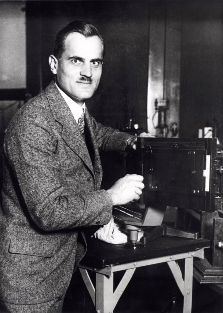 Professor Arthur Holly Compton, winner of the Nobel Prize, 1927